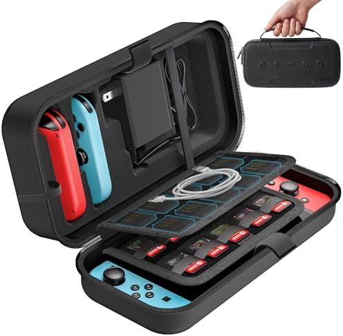 Amazon.com: daydayup Switch Case and Tempered Glass Screen